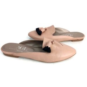 Attilio Giusti Leombruni Women's Pink Mules Flats